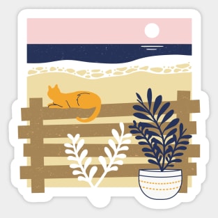 Seaside Sticker